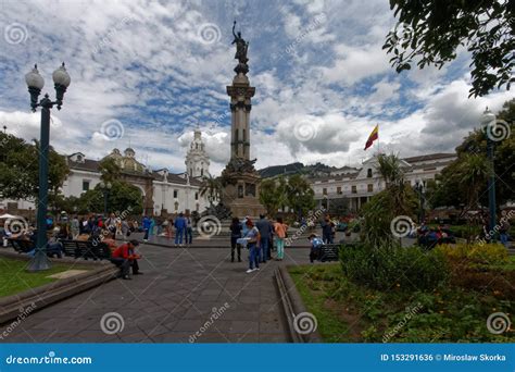 Plaza Grande In Quito Ecuador Editorial Photo Image Of Pattern