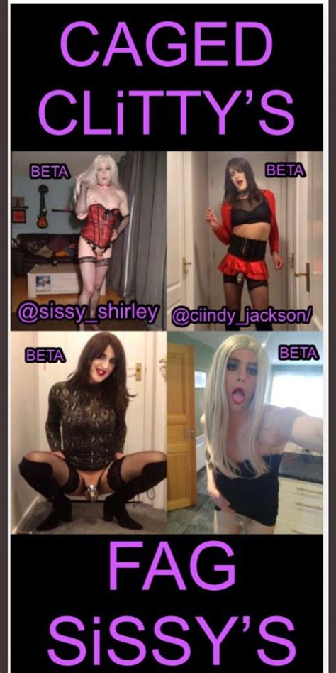 Sissy Shirley On Twitter Sissy Bois Keep Their Clittys Locked In