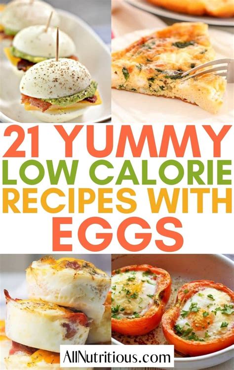 21 Low Calorie Egg Recipes You Re Going To Love All Nutritious