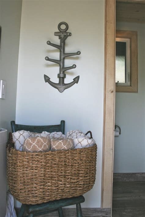 The hardware and ring take up less room, so they fit in tight they come in handy for hanging housecoats, bath brushes and loofas, too. 85+ Ideas about Nautical Bathroom Decor - TheyDesign.net ...