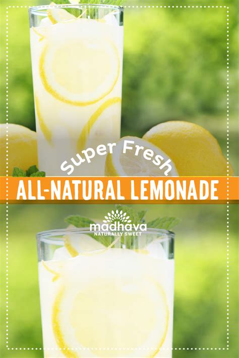 Super Fresh All Natural Lemonade Just Three Ingredients To Make This