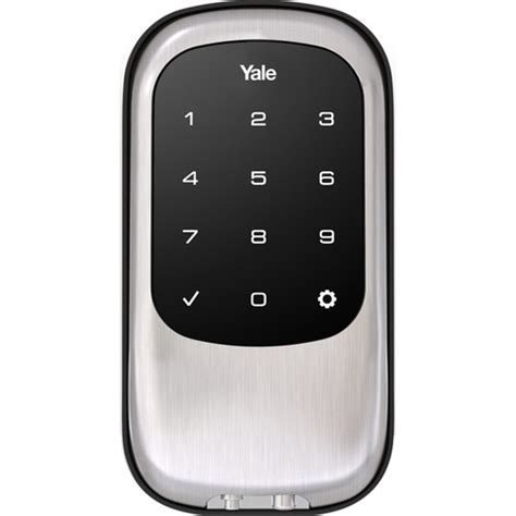 Yale Locks Touchscreen Deadbolt T1l With Z Wave Satin Nickel Yrd120