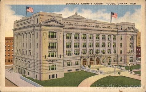 Douglas County Court House Omaha Ne Postcard