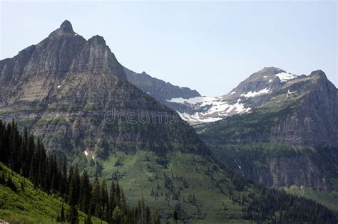 Glacier National Park In Montana Usa Stock Image Image Of National