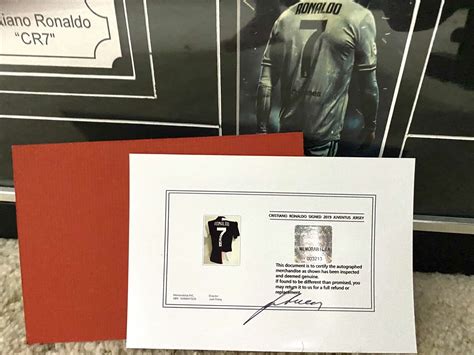 Cristiano Ronaldo Signed Autographed Custom Authenticated Framed