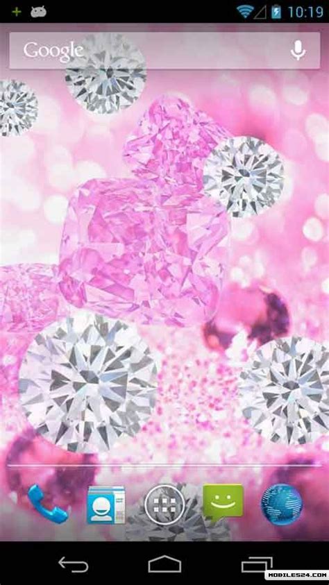 Pink Diamonds Live Wallpaper For Android And Huawei Free Apk Download