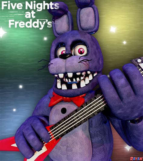 Unwithered Bonnie Poster Fnaf C4d By Therayan2802 On Deviantart