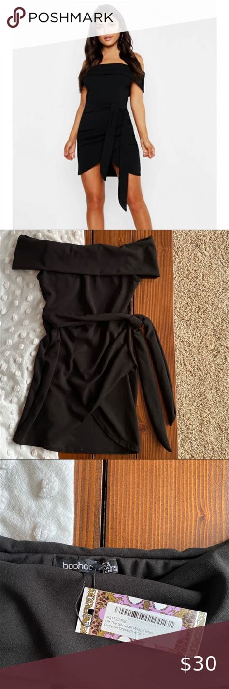 💕boohoo Black Dress Sz 4 Nwt Boohoo Black Dress Boohoo Dresses Clothes Design