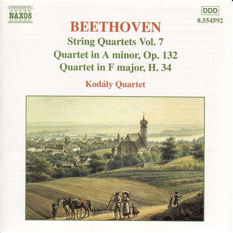 Beethoven String Quartets Op 132 And H 34 Cd Opus3a