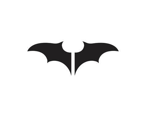 Bat Vector Icon Logo Template 596297 Vector Art At Vecteezy