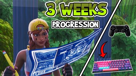3 Week Progression Ps4 To Pc Controller To Keyboard And Mouse Fortnite