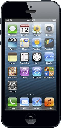 Best Buy Apple Refurbished Iphone 5 16gb Blackslate Verizon Preowned