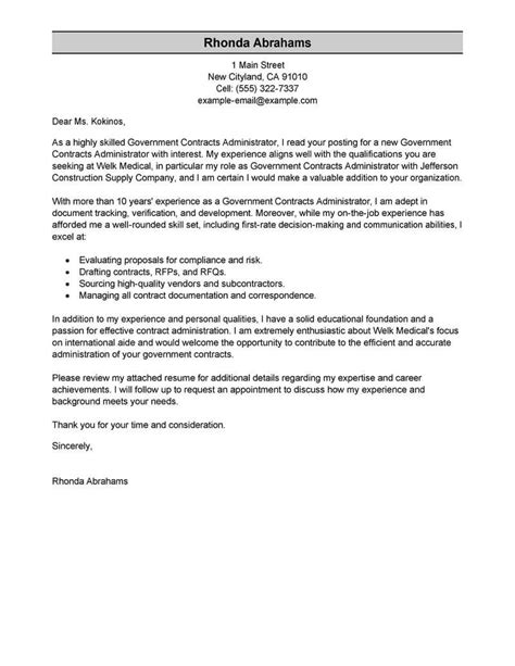 Outstanding Military Cover Letter Examples Livecareer