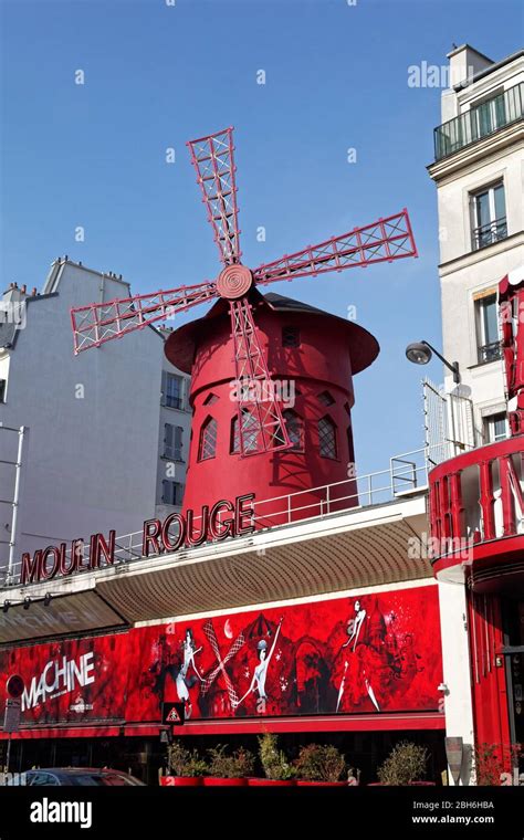 The Moulin Rouge The Red Mill 82 Boulevard De Clichy Pigalle Paris