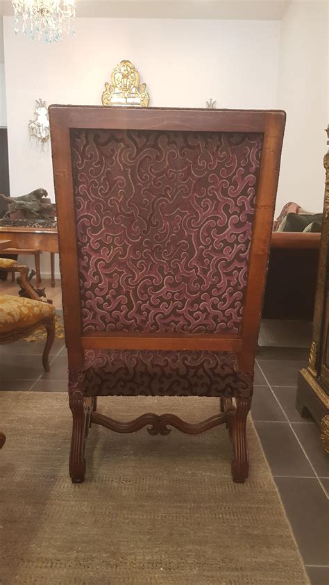 19th Century Louis Xiv Style Walnut Fauteuil A La Reine For Sale At 1stdibs