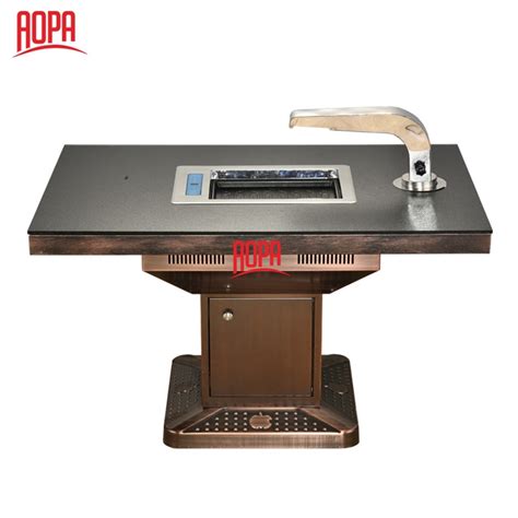 A wide variety of restaurant tables with grill options are available to you, such as restaurant table, dining table and restaurant set. Korean Smokeless BBQ Grill Table