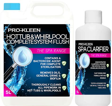 Buy Pro Kleen 5 Litre Hot Tub And Whirlpool Complete System Flush With 1