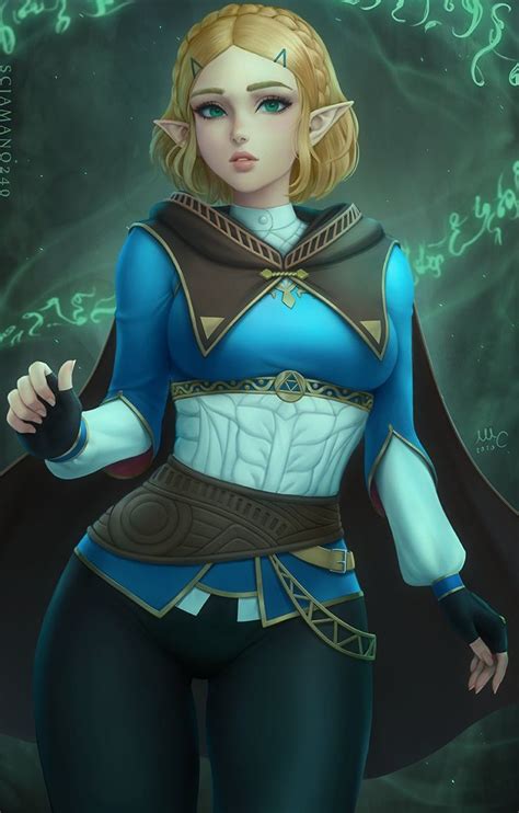 Sciamano240s Art On Twitter Princess Zelda Legend Of Zelda Breath