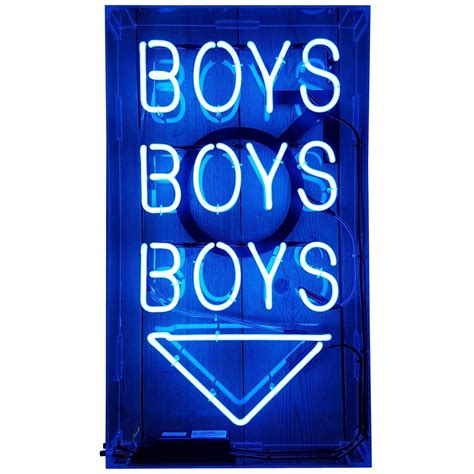Boys Boys Boys Neon Sign At 1stdibs Boys Boys Boys Sign Boys Boys