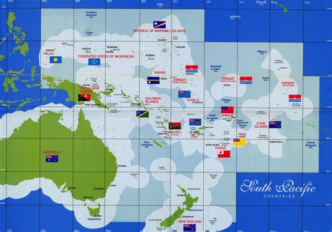 South Pacific Fiji And More Pacific Map Map South Pacific