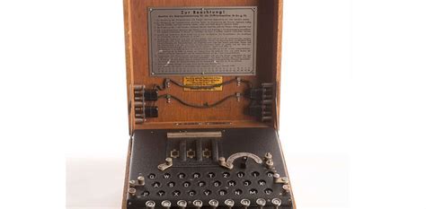 Ww2 Enigma Machine Used By Nazis To Send Secret Messages Found In