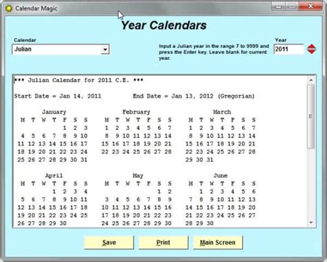 Calendar Magic All Calendar Information You Ever Need Ghacks Tech News