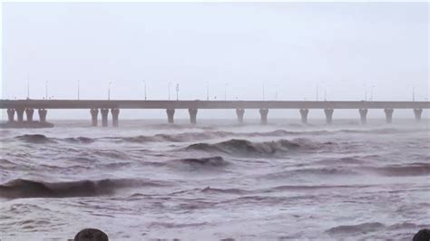 High Tides Strong Winds Rain Hit Mumbai As Cyclone Biparjoy