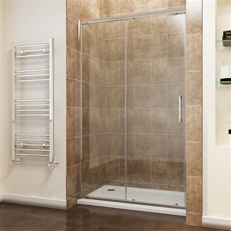 Sliding Shower Door Enclosure Walk In Shower Cubicle 8mm Easy Clean Glass Tall Ebay