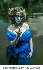 Drowned Water Nymph Horror Portrait Stock Photo Shutterstock