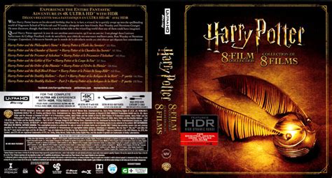 Harry Potter 8 Film Collection 4k Boxset Covers And Labels Dvdcovercom