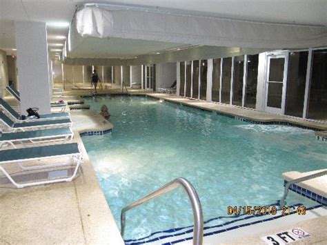 Indoor Pool Picture Of Hampton Inn And Suites Myrtle Beachoceanfront Myrtle Beach Tripadvisor