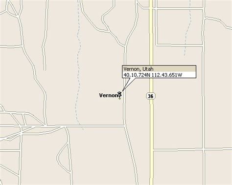 Vernon Utah Map 3