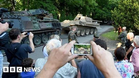 Germany Ww Panther Tank Seized From Pensioner S Cellar Bbc News