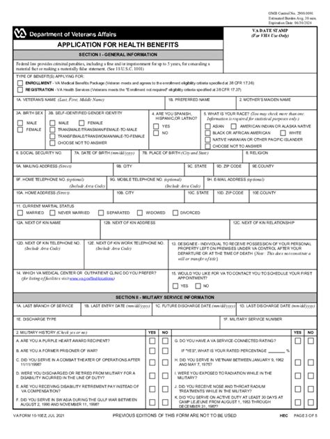 Va Form 10 10ez Fill Out And Sign Online Dochub