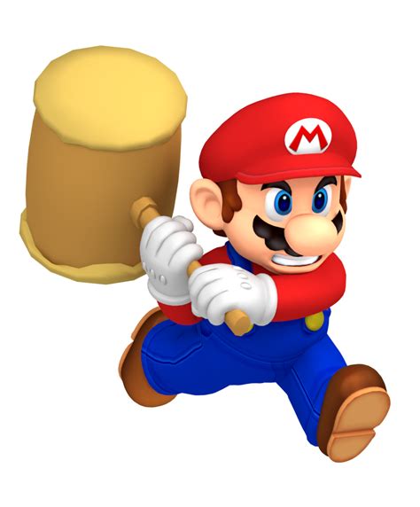 Mario Running With Paper Mario Hammer By Nintega Dario On Deviantart