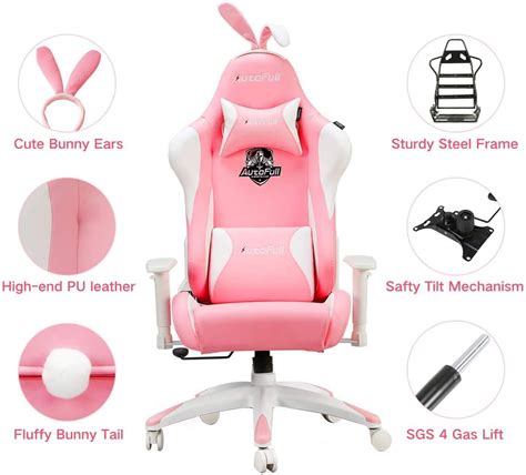 Pink Bunny Gaming Chair From Autofull Is It Too Cute To Pass Up The Gamer Collective