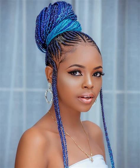 attractive  unique braided hairstyles  black women   fashion nigeria