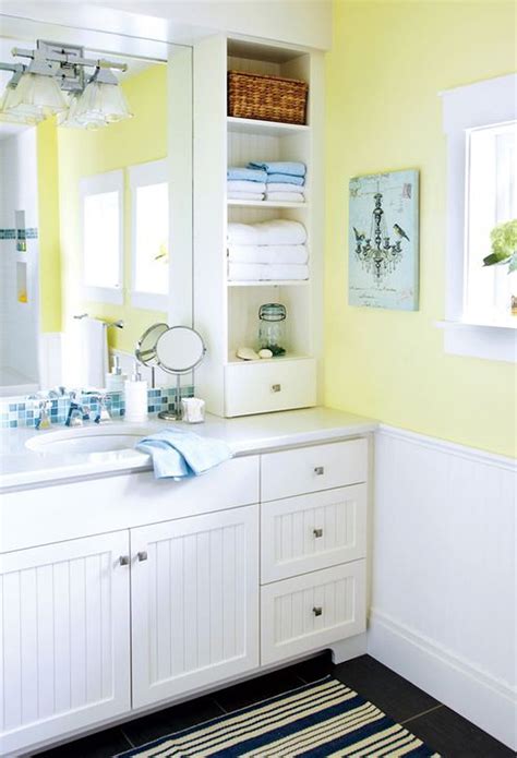 Creative Sunny Yellow Bathroom Decor For Summer Homyhomee Yellow