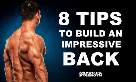 How To Build Back Muscle Size 8 Tips For An Impressive Back Best