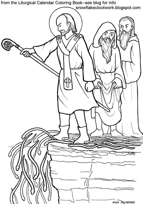 Here another pictures related to st patrick coloring pages religious : The Big Christian Family: M-Z