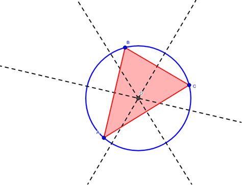 Mediatrices De Un Triángulo Geogebra