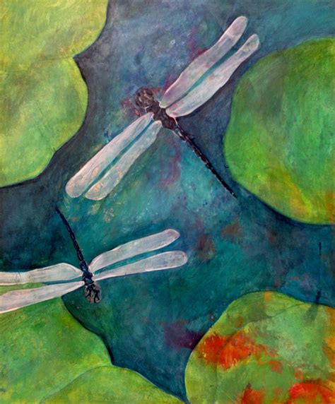 Dragonfly Painting Dragonfly Artwork Dragonfly Painting Acrylic