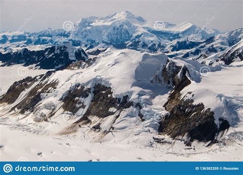 Mt Logan The Highest Mountain Of Canada Stock Image Image Of