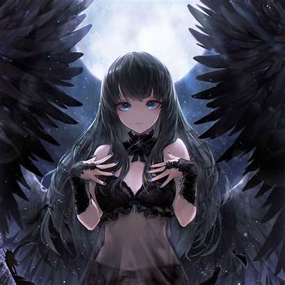 Angel Anime Dark Wings Wallpapers Cave