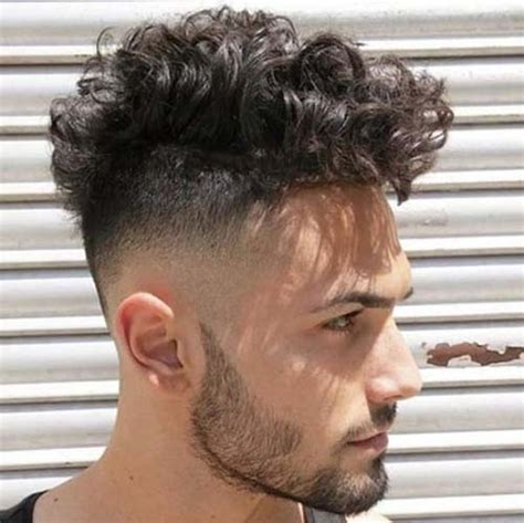 Mens Undercut Fade Curly Hair