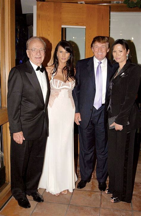 Adams organized a charity golf tournament that limbaugh played in back in 2004. Murdoch (left) and then-wife Wendi Deng flank Trump and ...