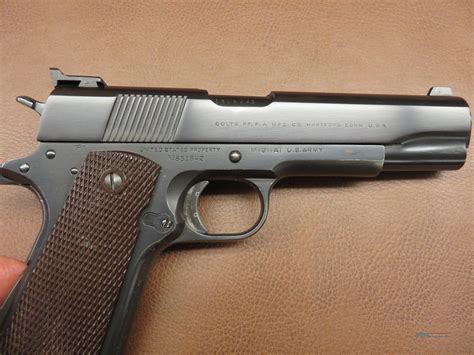 Colt Model 1911a1 Us Army With National Match For Sale