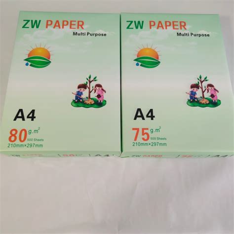 100 Pulp A4 Paper Copier 500 Sheetsream 5 Reamsbox A4 Copy Paper