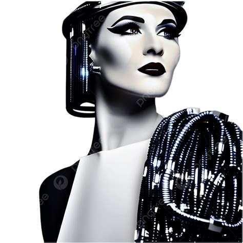 Ai Robot Wanita Avatar Realistis Cantik Ai Robot Avatar Wanita Realistis Png Transparan