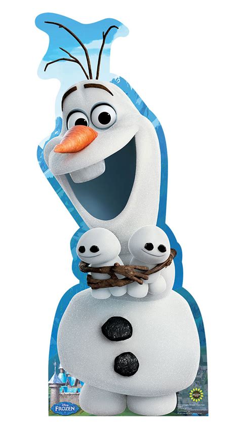 Disney Frozen Fever Lifesize Olaf Snowgies Cardboard Cutout Standup